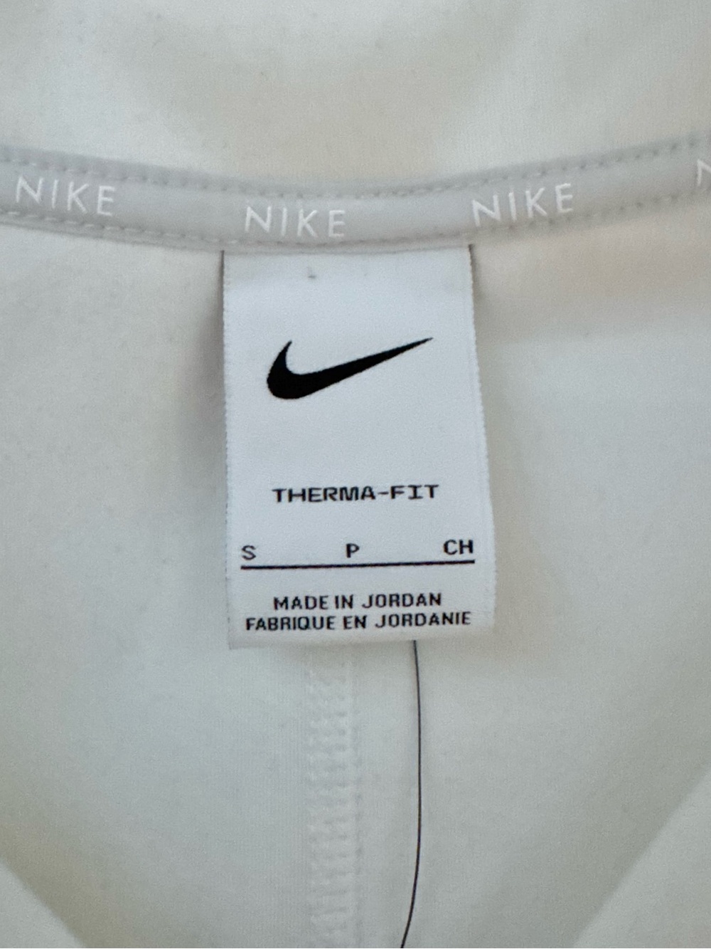 Nike Women’s White Half-Zip Mock Neck Pullover Sweater - Picture 6 of 6